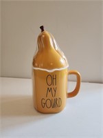 Rae Dunn "Oh My Gourd" Figural Mug