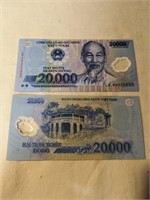 2 - 20,000 Vietnam Dongs