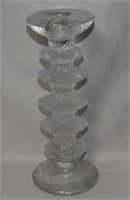 Iittala Festivo Art Glass 5 Ring Candlestick