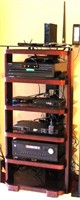 audio components electronics w routers etc. Stand