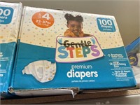 gentle steps size 4 diapers 100 count