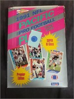Pacific '91 Football Card Box As Is