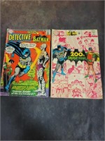Pair of Vintage Batman Comic Books DC