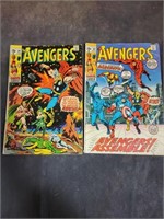 Pair of Vintage Avengers Comic Books 82, 84