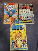 Lot of Vintage Legion of Super Heroes Comic Books