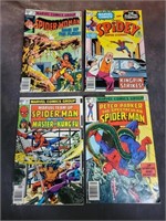 Lot of Vintage Spiderman Spiderwoman Comic Books