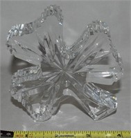 Waterford Crystal Shamrock Clover Paperweight