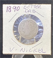 1890 V Nickel