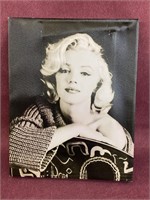Marilyn Monroe on canvas 15”x19”, has a few