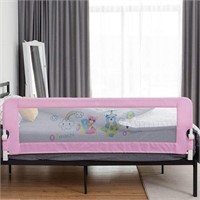 $69 BABY JOY Bed Rail  Extra Long  Pink