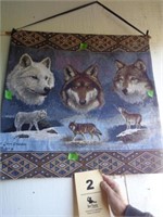 Wolf tapestry