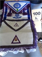 Two Masonic aprons