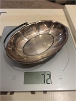 Sterling silver handled bowl 72 grams