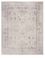Area Rug 8x10 - Silver Ivory. In bag , unchecked