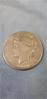 (1) 1927 Peace Dollar S Silver Coin