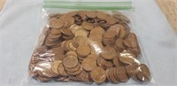 (300) Unsearched Wheat Pennies