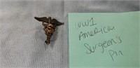 (1) WWI American Surgeon's Pin