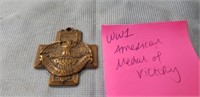 (1) WWI American Medal Of Victory