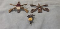 (3) Vintage Military Pins