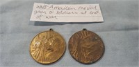 (2) WWI American Medals