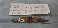 (1) WWII U.S. Navy Pilot Pin
