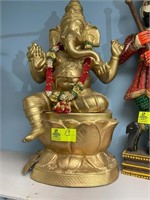 APPEARS TO BE LIGHTWEIGHT CAST GANESH FIGURINE APP