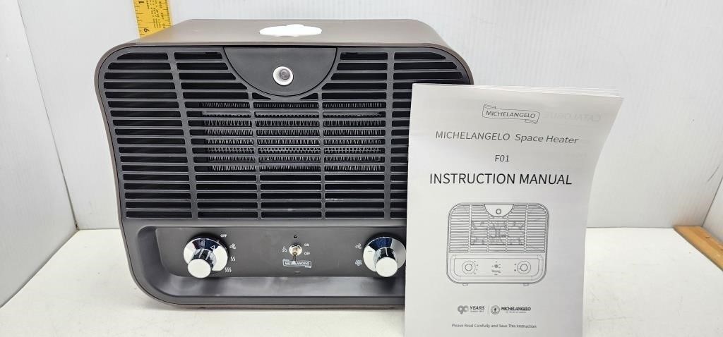 NEW MICHAELANGELO SMALL SPACE 1500W SPACE HEATER