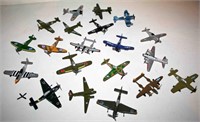 Lg. Grouping Of Military Planes Largest 3.5"L -