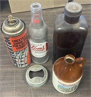 VINTAGE ADVERTISING LOT / TOM'S BOTTLE AND MORE