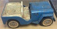 10" METAL BLUE TONKA JEEP / PARTS ONLY