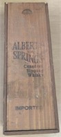 10" ALBERTA SPRINGS WOODEN BOX / SHIPS
