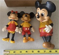 MICKEY MOUSE TOY LOT / VINTAGE / SHIPS