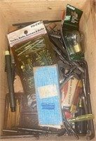 ASSORTED TOOLS IN WOODEN BOX / SHIPS
