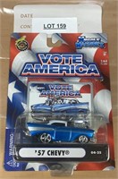 MINT IN BOX MUSCLE MACHINE 57' CHEVY VOTE AMERICA
