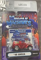 MINT IN BOX MUSCLE MACHINES 48' ANGLIA / SHIPS