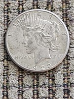 Peace Silver Dollar $1 Coin 1922 S