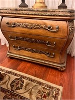 Marble Top Chest w/Two Drawers