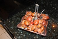Nut Dish with Cracking Tools