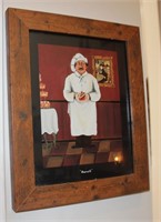 Framed Italian Restaurant Men (set of 2)
