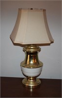 Gold and White Lamps (set of 2)