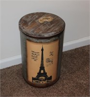 Tin Canister Eiffel Tower