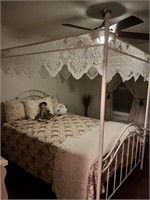 Iron Bed with Canopy