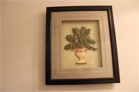 Framed Palmetto Tree