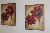 Floral Canvas Wall Hangings