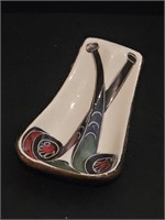 VERY NICE CERAMIC PIPE HOLDER-REALLY COOL