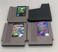 3 NES Games Yonoid, Basewars, Tennis