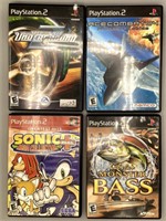 4 Playstation 2 PS2 games Sonic +