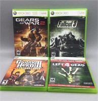 XBOX 360-Gears of Wars, Fallout, Guitar Hero III+