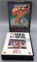 Sega Genesis Games-Sonic, NBA