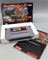 Super Nintendo Game-Street Fighter II in box